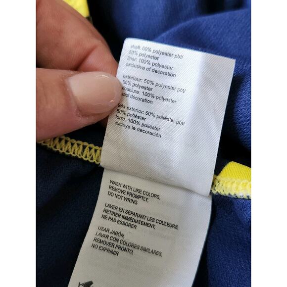 Speedo Trending Fast One Blue Gold Endurance Swim Suit Female 7719908-419 12/38 - Picture 7 of 7